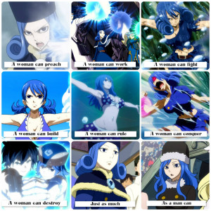 Fairy Tail Quotes Fairy tail .:a woman can:.