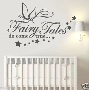 Fairy-Tales-Do-Come-True-Wall-Quotes-Wall-Decor-Wall-Stickers-Wall ...