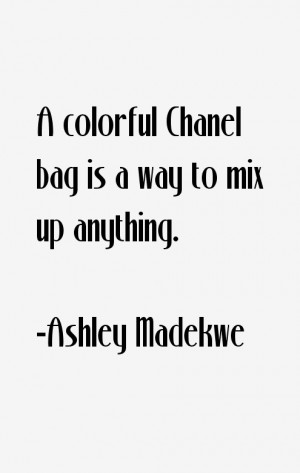 colorful Chanel bag is a way to mix up anything.”