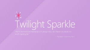 Twilight Sparkle | Windows 8 by AdrianImpalaMata