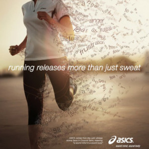 Running releases more than just sweat