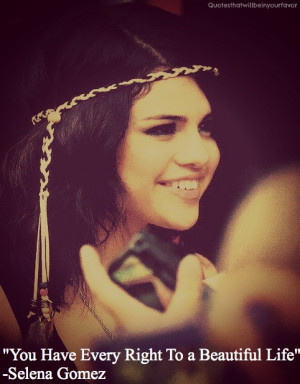 life selena gomez quotes about life inspirational quotes from selena ...