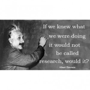 Einstein Quote Magnet - Research