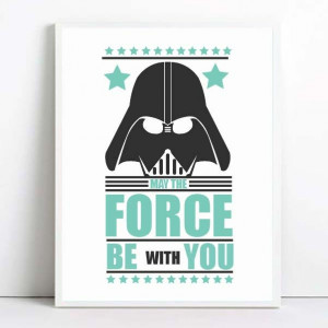 A3, Star Wars print, Movie Poster, Retro poster, Inspirational quote ...