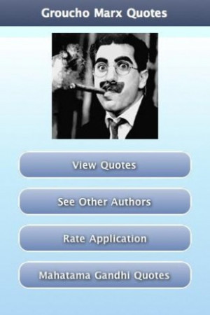 View bigger - Groucho Marx Quotes for Android screenshot