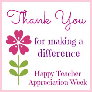 Teacher Appreciation Week Quotes