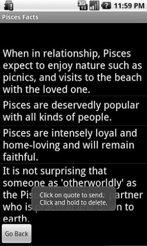 ... app with over 300 Facts and traits about the zodiac sign Pisces