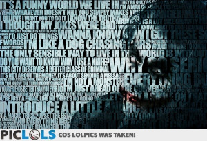 Awesome quotes by the joker