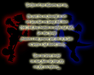 Kingdom Hearts Quotes Darkness Kingdom hearts wallpaper 1 by