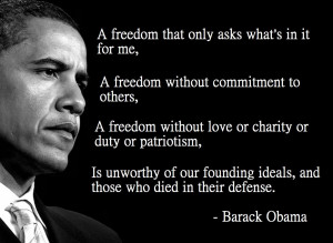 Barack Obama motivational inspirational love life quotes sayings ...