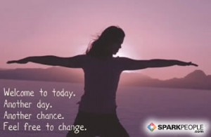 Motivational Quote - Welcome to today. Another day. Another chance ...