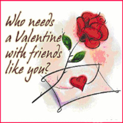 Valentines day quote for friend