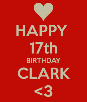Happy Birthday Clark