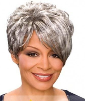 african american women with gray hair