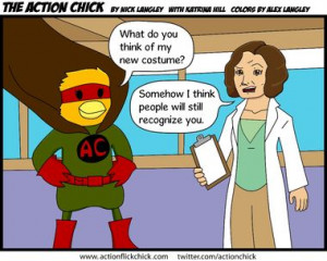 Action Chick Secret Identity