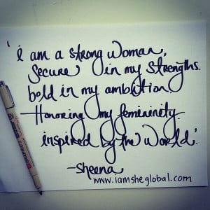 Strong Woman Strength Inspirational Quote