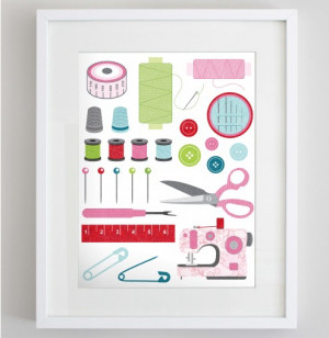 Free Printable for Crafters; Craft Room Decor by Atypical Type A ...