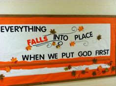 bulletin board more boards doors decor fall church bulletin board ...