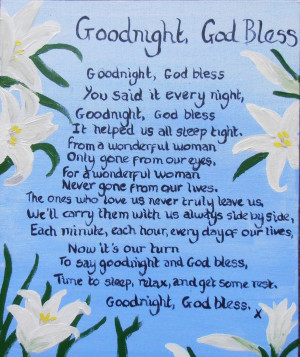 Goodnight, God Bless by StarkindlerArt