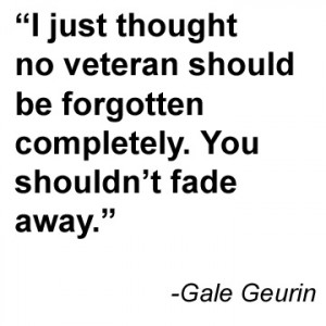 Gale Geurin's own loss has inspired her to honor other veterans by ...