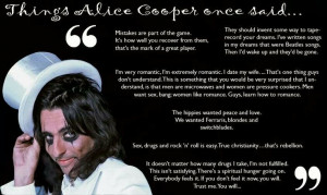 Alice Cooper quotes