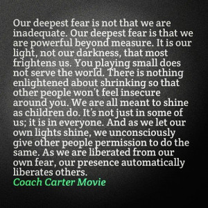 Coach Carter quote