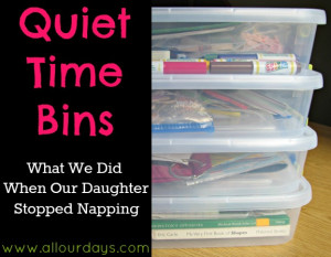 Quiet Time Tuesday #1 ~ Quiet Time Activities for When Your Child ...