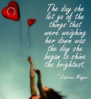 let go of what weighs you down