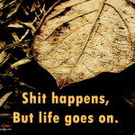 shit happens but life goes on shit happens but life goes on