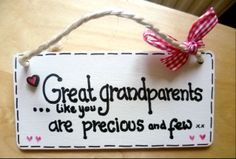 Great Grandparents gift £5.50, www.facebook.com/cosycottagesomerset ...