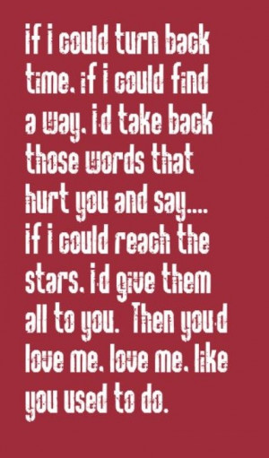 If I Could Turn Back Time Quot By Cher