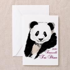Farewell Tai Shan Greeting Card for