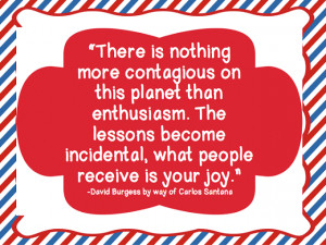 Enthusiasm is about MAKING SOMEONE'S DAY!