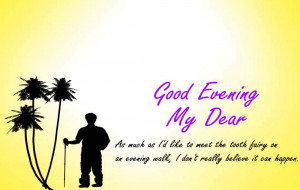 Good Evening lovesove Wallpaper