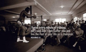 Great Muhammad Ali quote...