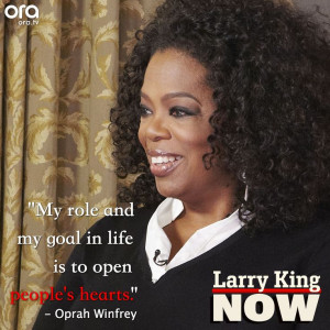 Oprah reveals her methodology #LarryKingNow