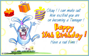 ... through any of these 13th birthday cards focusing on the age thirteen