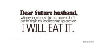 Dear future husband facebook photo cover