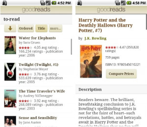 Goodreads, a site for bookworms that enables them to keep track of ...