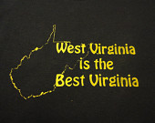 West Virginia is the Best Virginia State T shirt