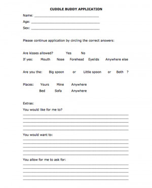Cuddle Buddy Application