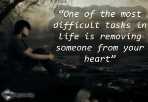 One of the most difficult tasks in life is removing someone from your ...