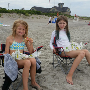 As soon as we got here they had to eat their sandwiches. They may ...