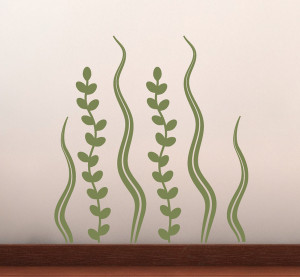 seaweed wall decal $ 14 00 this listing includes 6 seaweed ranging ...