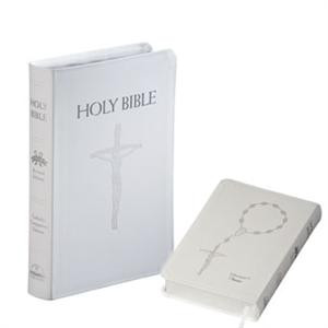 Catholic Companion Bible - White Embossed NABRE