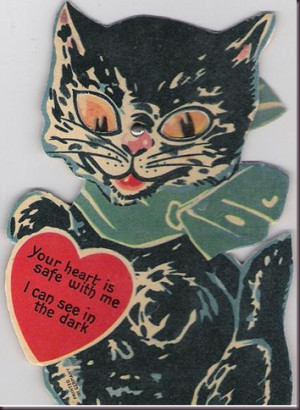 vintage valentine's day card