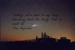 One Republic Counting Stars Quotes Picture