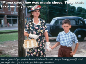 Forrest Gump Running Shoes Quote
