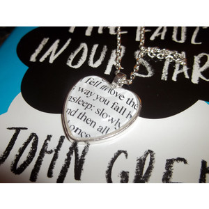 the fault in our stars by john green literary quote book pendant nec