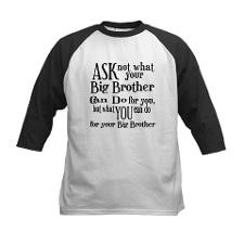 Ask Not Big Brother Kids Baseball Jersey for